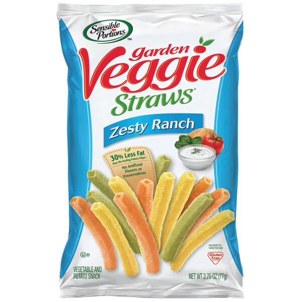 Hain Gourmet Sensible Portions Veggie Straws Ranch, PK6 HG32289 - main